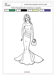 okul öncesi çocuklar için verilen sayıya göre boyama çalışmaları